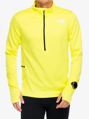 Bluza do biegania The North Face Winter Warm Pro 1/4 Zip - firefly yellow