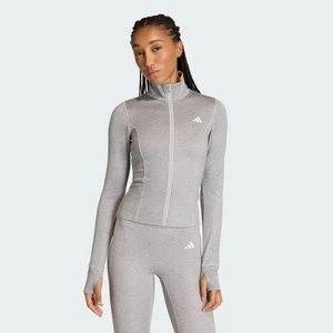 Bluza do ćwiczeń Essentials Heather z suwakiem na całej długości Adidas