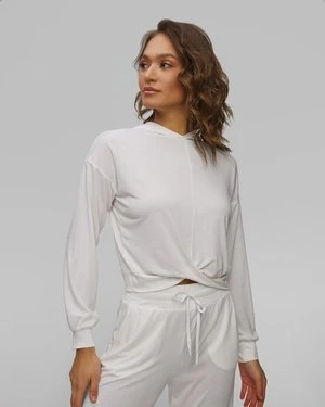 Zdjęcie produktu Bluza Do Jogi Z Modalu Damska Deha Biały