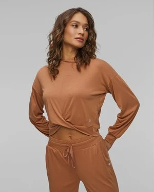 Zdjęcie produktu Bluza Do Jogi Z Modalu Damska Deha Brązowy