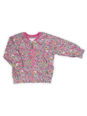 Bluza dresowa - boomerka dziewczęca w kwiatki Lea Nicol
