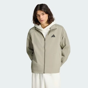 Bluza dresowa City Tech 3-Stripes Adidas Silver Pebble
