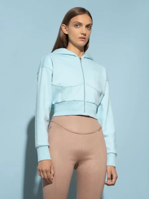 Bluza dresowa crop-top z bawełny organicznej damska 4F x Anna Lewandowska