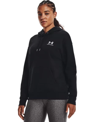 Bluza dresowa damska nierozpinana z kapturem Under Armour Essential Fleece Hoodie - czarna