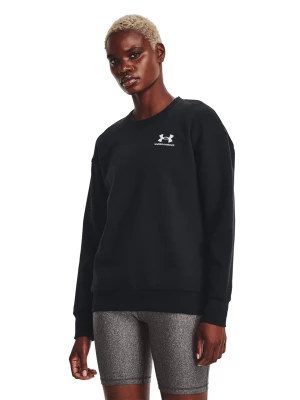 Bluza dresowa damska Under Armour Essential Fleece Crew - czarna