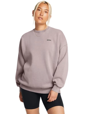 Bluza dresowa damska Under Armour UA Icon Hwt Flc Os Crew - beżowa