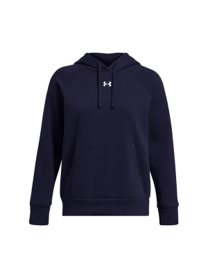 Bluza dresowa damska Under Armour UA Rival Fleece Hoodie - granatowa