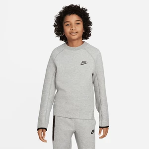 Bluza dresowa dla dużych dzieci (chłopców) Nike Sportswear Tech Fleece - Szary