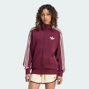 BLUZA DRESOWA FIREBIRD LOOSE Adidas bordowy