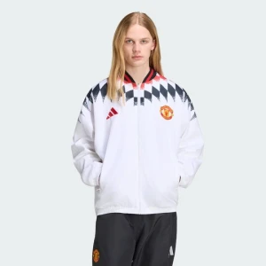 Bluza dresowa Manchester United Stadium Adidas biały