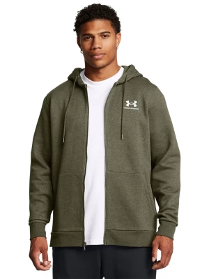 Bluza dresowa męska Under Armour UA Essential Fleece Fz Hood - khaki