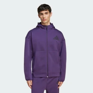 Bluza dresowa New adidas Z.N.E. Full-Zip Hooded Aurora Plum