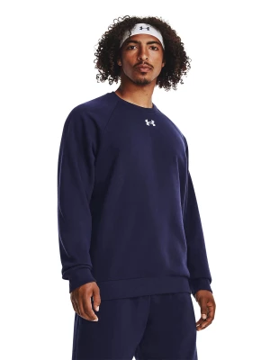 Bluza dresowa nierozpinana bez kaptura Under Armour UA Rival Fleece Crew męska - granatowa