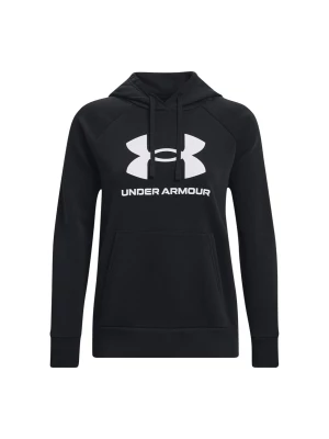 Bluza dresowa nierozpinana z kapturem damska Under Armour UA Rival Fleece Big Logo Hdy - czarna