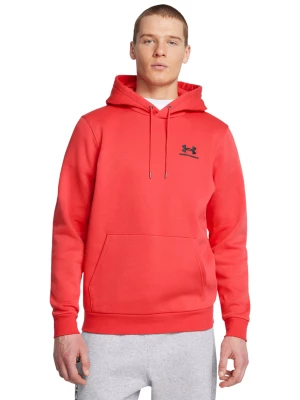 Bluza dresowa nierozpinana z kapturem męska Under Armour UA Icon Fleece Hoodie - czerwona