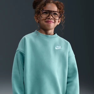 Bluza dresowa o kroju oversize dla dużych dzieci Nike Sportswear Club Fleece - Zieleń