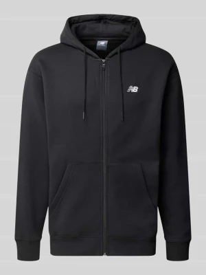 Bluza dresowa o kroju relaxed fit, także z mieszanki bawełny, model 'ESSENTIALS' New Balance Czarny