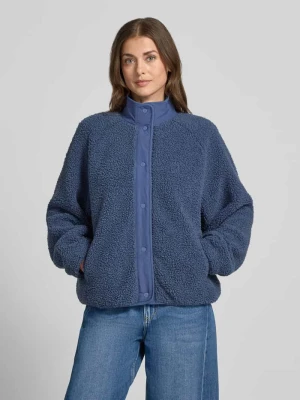 Bluza dresowa o kroju relaxed fit z efektem misia Jake*s Niebieski