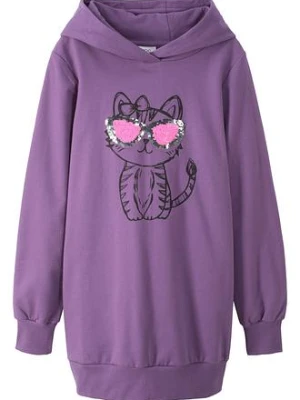 Bluza dresowa oversize z czystej bawełny organicznej bonprix