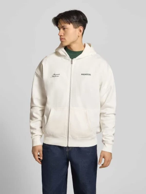 Bluza dresowa oversize z nadrukiem z logo model 'Rochefort' Pegador