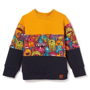 Bluza dresowa prosta 3 kolory Monster MammaMia