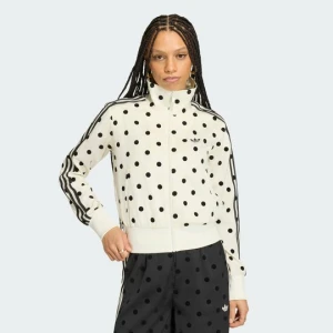 Bluza dresowa SATIN POLKA DOTS TT Adidas Off White