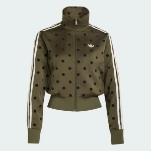 Bluza dresowa SATIN POLKA DOTS TT Adidas Olive Strata