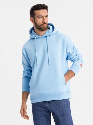 Bluza dresowa unisex z kapturem i kieszeniami – błękitna V8 OU-SNBC-0105
 -                                    M/L Ombre