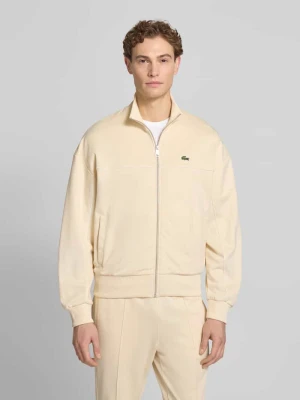 Bluza dresowa z domieszką bawełny, krój regular fit Lacoste