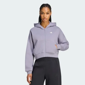 BLUZA DRESOWA Z KAPTUREM I 3 PASKAMI STUDIO Adidas Slate