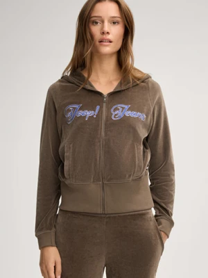 Bluza dresowa z kapturem Torina w kolorze khaki Joop