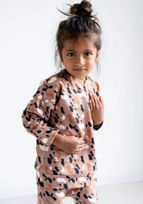 Bluza dziecięca Brown Spots print