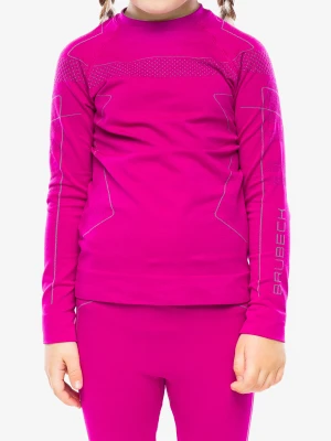 Bluza dziecięca Brubeck Thermo Kids - fuchsia/grey