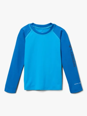 Bluza dziecięca Columbia Sandy Shores Long Sleeve Sunguard - blue/bright indigo