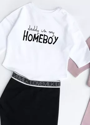 Bluza dziecięca " daddy is my homeboy"