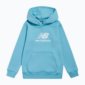 Bluza dziecięca New Balance BB Stacked Logo Hoodie taffy blue