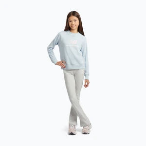 Bluza dziecięca New Balance FT Stacked Logo Crew oxford blue