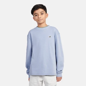 Bluza dziecięca New Balance LAKB0193DUS – niebieska