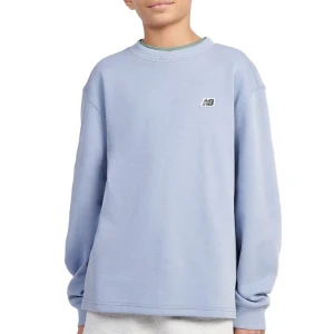 Bluza dziecięca New Balance LAKB0193DUS - niebieska