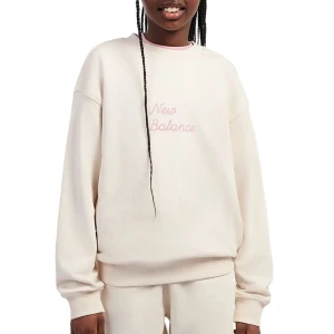 Bluza dziecięca New Balance LAKG0203BIS - beżowa