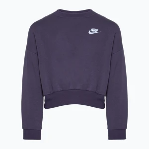 Bluza dziecięca Nike Sportswear Club Fleece dark raisin / white