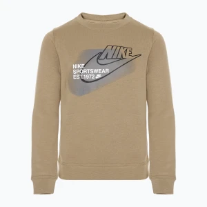 Bluza dziecięca Nike Sportswear Standard Issue Crew-Neck khaki