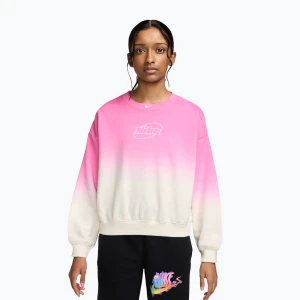 Bluza dziecięca Nike Sportswear Studio sail / playful pink / white