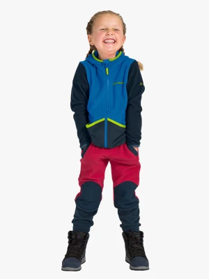 Bluza dziecięca Vaude Kids Pulex Hooded Jacket - radiate blue/eclipse