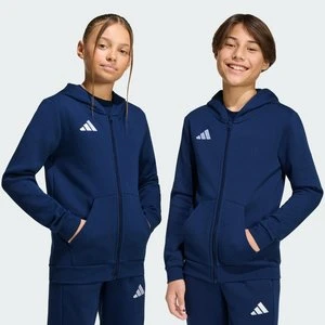 Bluza dziecięca z kapturem i suwakiem na całej długości Entrada26 Adidas