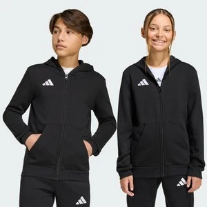 Bluza dziecięca z kapturem i suwakiem na całej długości Entrada26 Adidas
