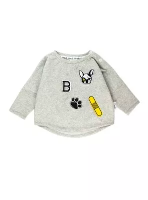 Bluza dziecięca z naszywkami DOG