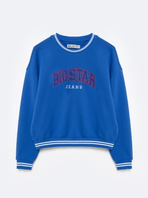 Bluza dziewczęca z logo BIG STAR niebieska Benara 406