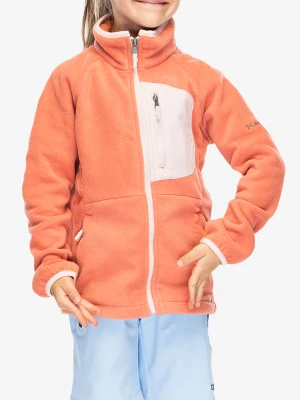 Bluza dziewczęca Columbia Fast Trek III Fleece Full Zip - faded peach/dusty pink