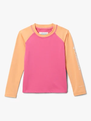 Bluza dziewczęca Columbia Sandy Shores Long Sleeve Sunguard - wild geranium/peach